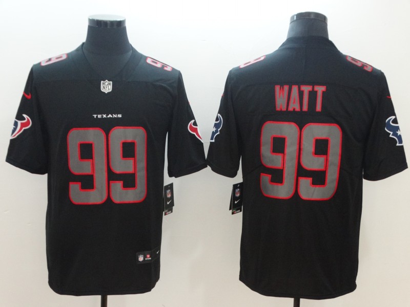 Men's Houston Texans #99 J.J. Watt Black Jersey